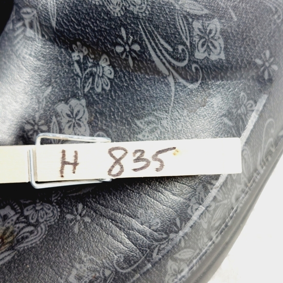 Crocs Women's Neria Pro Graphic  Black Floral Slip On Comfy Work Clogs H835 - Picture 13 of 13